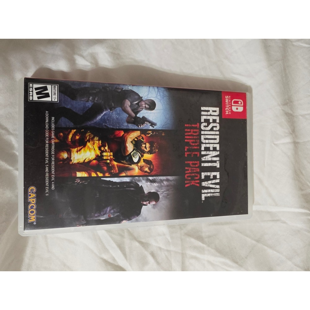 Resident Evil Triple Pack Nintendo Switch Capcom RE4 RE5 RE6 Survival Horror